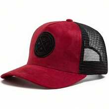 Dealstrict 1pc Men's ENJOY LIFE Truck Driver Cap Letter Print Baseball Cap Streetwear Fashion Mesh Hat Outdoor Sun Protection Casual Hat For Spring Autumn Travel - Multicolor - View 10