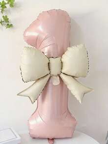 Ins-Style Balloons, Perfect For Coming-Of-Age Ceremonies, Birthday Banquets, Birthday Celebrations, Anniversaries, Proposal Decorations And Many Other Occasions. - Pink White - View 15