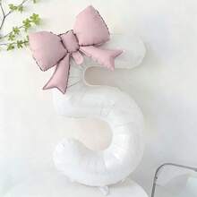 Ins 風格氣球，非常適合成年禮、生日宴會、生日慶祝、週年紀念、求婚裝飾及許多其他場合 - 白粉 - 查看 14