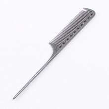1PC Aluminum Rat Tail Comb Anti-Static Heat Resistant Fine Tooth Teasing Comb Professional Salon Hair Styling Tool For Hair Sectioning Highlighting Dyeing Braiding Barber Makeup Artist Hair Parting Pick Comb - Multicolor - View 8