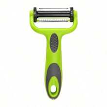 A Multifunctional Vegetable Peeler, Kitchen Slicer, And Peeler, 3-In-1 Blades With A Rotating Design And Shredding Function, Can Be Used To Peel Potatoes, Apples, Vegetables, Fruits, Potatoes, Carrots, And Cucumbers. - Red - View 12