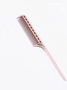 1PC Aluminum Rat Tail Comb Anti-Static Heat Resistant Fine Tooth Teasing Comb Professional Salon Hair Styling Tool For Hair Sectioning Highlighting Dyeing Braiding Barber Makeup Artist Hair Parting Pick Comb - Multicolor - View 7
