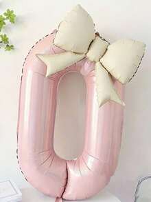 Ins-Style Balloons, Perfect For Coming-Of-Age Ceremonies, Birthday Banquets, Birthday Celebrations, Anniversaries, Proposal Decorations And Many Other Occasions. - Pink White - View 13