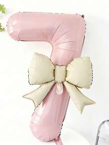 Ins-Style Balloons, Perfect For Coming-Of-Age Ceremonies, Birthday Banquets, Birthday Celebrations, Anniversaries, Proposal Decorations And Many Other Occasions. - Pink White - View 10
