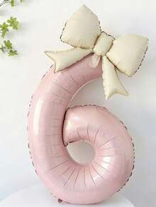 Ins-Style Balloons, Perfect For Coming-Of-Age Ceremonies, Birthday Banquets, Birthday Celebrations, Anniversaries, Proposal Decorations And Many Other Occasions. - Pink White - View 9
