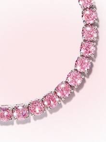 Popjeli 1 Dopamine Dopamine Colored Bracelet, Suitable For Women, Holiday Gifts, Party Gifts - Pink - View 6