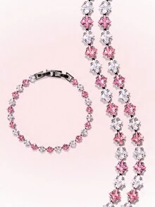 Popjeli 1 Dopamine Dopamine Colored Bracelet, Suitable For Women, Holiday Gifts, Party Gifts - Multicolor - View 1