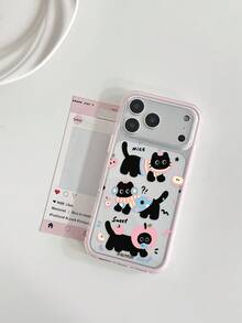 ShellaStory A Large-Hole Frame With Colored Edge Strips, A Phone Case Featuring Exquisite And Adorable Designs, High-End And Stylish, Shock-Resistant, Compatible With Iphone 17 Pro/17 Air/17/17 Pro Max 16/11/16 Pro/16 Plus/16 Pro Max/16 E/15 Pro Max/13/14/12 Phone Cases. - Multicolor - View 6