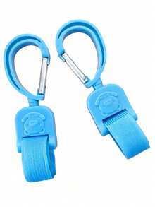 SHEIN 2 Packs, Removable And Pasted Stroller Hooks, 360-Degree Rotating Design, Storage Hooks Suitable For Different Strollers - Multicolor - View 10