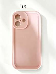 1件基礎款蘋果粉色 T 高階防震波紋手機殼，相容 iPhone，防水防摔防刮，春季款 - 彩色 - 查看 9