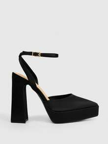 CUCCOO LuxiPop High Heels Shoes Simple Fashion Banquet Shoes - Black - View 1