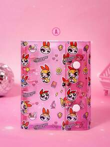 THE POWERPUFF GIRLS X Joivida Loose Leaf Binder Notebook With 10 Refill Sheets, Refillable Ring Journal, Colorful Graphic Cover, Writing Pages, Planner Notebook And Daily Organizer - A7 - View 2