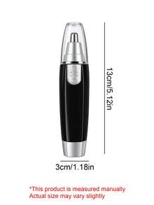 Teckwe Electric Nose Hair Trimmer, Portable Ear Nose Hair Clipper, Washable Trimming Tool For Men Daily GroomingBattery Not Included, 1 AA Battery Needed. - default - View 5
