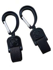 SHEIN 2 Packs, Removable And Pasted Stroller Hooks, 360-Degree Rotating Design, Storage Hooks Suitable For Different Strollers - Multicolor - View 12