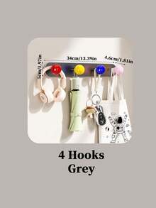 Joivida Dopamine Magnetic Hook, Home Non Perforated Door Hanging Rack, Wall Clothes Hook, Storage Hanging Rack - Multicolor - View 10