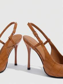 CUCCOO SZL Women's High-Heeled Shoes - Yellow - View 4