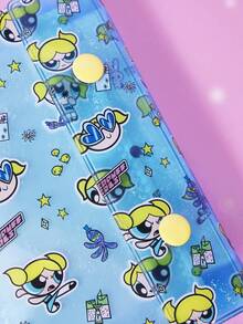 THE POWERPUFF GIRLS X Joivida Loose Leaf Binder Notebook With 10 Refill Sheets, Refillable Ring Journal, Colorful Graphic Cover, Writing Pages, Planner Notebook And Daily Organizer - A7 - View 8