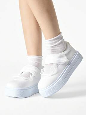 Fairycore Scarpe da donna con zeppa e suola platform, stile dark rock punk goth, scarpe con lacci, scarpe sportive casual, scarpe da corsa da studentessa, scarpe flat board