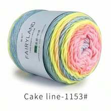 1pc Soft, Skin-Friendly Colorful Yarn, Suitable For DIY Knitting And Crocheting Sweaters, Scarves, 3.53 Oz/Pc, Autumn/Winter Season - multicolor - View 19