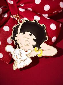 Betty Boop X Joivida 1pc Bow Keychain Suitable For Matching With Bags - Multicolor - View 5