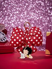 Betty Boop X Joivida 1pc Bow Keychain Suitable For Matching With Bags - Multicolor - View 7