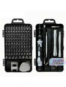 115/46pcs Premium Manual Tool Set, Including Ratchet And Torque Wrench - Highly Portable, Multi-Functional, Suitable For Automotive, Bicycle, Motorcycle Repair And Home Use - View 1