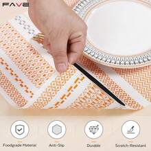 Spring Woven Placemats Set, Durable PVC Table Mats, Washable & Heat‑Resistant Dining Placemats, Table Decor For Daily Dining, Wedding, Banquet And Party Occasions - Multicolor - View 5