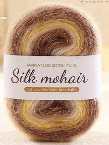 1pc Soft, Skin-Friendly Colorful Yarn, Suitable For DIY Knitting And Crocheting Sweaters, Scarves, 3.53 Oz/Pc, Autumn/Winter Season - multicolor - View 27