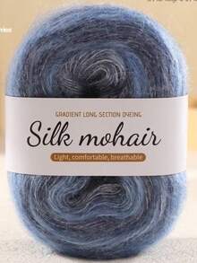 1pc Soft, Skin-Friendly Colorful Yarn, Suitable For DIY Knitting And Crocheting Sweaters, Scarves, 3.53 Oz/Pc, Autumn/Winter Season - multicolor - View 41