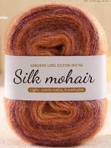 1pc Soft, Skin-Friendly Colorful Yarn, Suitable For DIY Knitting And Crocheting Sweaters, Scarves, 3.53 Oz/Pc, Autumn/Winter Season - multicolor - View 16