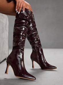 Brown A (patent leather)