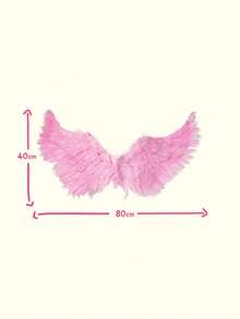 Popjeli Cupid Heart Bow And Arrow Wings Set, Halloween Cosplay Props - Rose pink - View 8