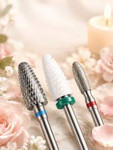 13Pcs Nail Drill Bits SetCuticle Clean & Polishing - Multicolor - View 5