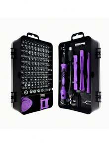 115/46pcs Premium Manual Tool Set, Including Ratchet And Torque Wrench - Highly Portable, Multi-Functional, Suitable For Automotive, Bicycle, Motorcycle Repair And Home Use - View 3