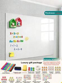 19.69In Magnetic Whiteboard Sticker Free Cutting Scratch Proof Self Adhesive Dry Erase Wall Decal For Classroom Office Home Kitchen Fridge Door Planner Organization With Luxury Gift Package Holiday Party Housewarming Gift - 40*50cm Whiteboard - View 14