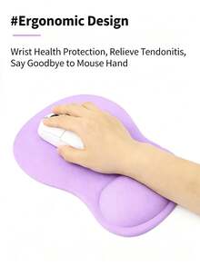 Minimalist Wrist‑Support Mouse Pad, Soft Rebound Wrist Rest, Anti‑Slip Wear‑Resistant Mouse Mat For Office & Gaming - View 6
