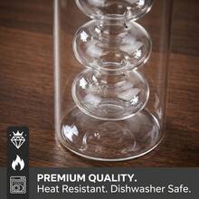 Haus Hana 2-In-1 Olive Oil And Vinegar Dispenser, Transparent Glass Oil And Vinegar Bottles, Oil Bottles With Dual Pour Spouts, Suitable For Kitchen Cooking Utensils - multi-specification - View 10