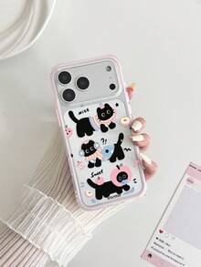 ShellaStory A Large-Hole Frame With Colored Edge Strips, A Phone Case Featuring Exquisite And Adorable Designs, High-End And Stylish, Shock-Resistant, Compatible With Iphone 17 Pro/17 Air/17/17 Pro Max 16/11/16 Pro/16 Plus/16 Pro Max/16 E/15 Pro Max/13/14/12 Phone Cases. - Multicolor - View 7