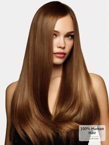 Mini Tape In Hair Extensions Human Hair, #4 Middle Brown Straight Style, 14‑22 Inch Lengths, Invisible Seamless Design, Premium Thick Ends Healthy Hair, Ideal For Thin Hair, Professional Salon Application And Daily Wear For Women & Girls - S4 - View 3