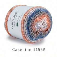 1pc Soft, Skin-Friendly Colorful Yarn, Suitable For DIY Knitting And Crocheting Sweaters, Scarves, 3.53 Oz/Pc, Autumn/Winter Season - multicolor - View 15