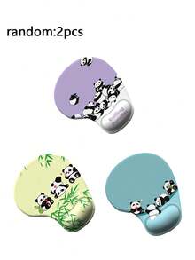 Cute Panda‑Pattern Memory Foam Wrist‑Support Mouse Pad, Thick Anti‑Slip Dust‑Resistant Wrist Cushion For Gaming & Office Daily Use - View 13