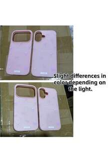 1件裝粉色蝴蝶結手機殼，適用於 iPhone 17 17 Pro，可愛卡通硬殼防震保護殼，禮物日常使用時尚配件 - 彩色 - 查看 7