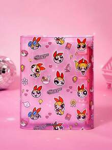 THE POWERPUFF GIRLS X Joivida Loose Leaf Binder Notebook With 10 Refill Sheets, Refillable Ring Journal, Colorful Graphic Cover, Writing Pages, Planner Notebook And Daily Organizer - A7 - View 3