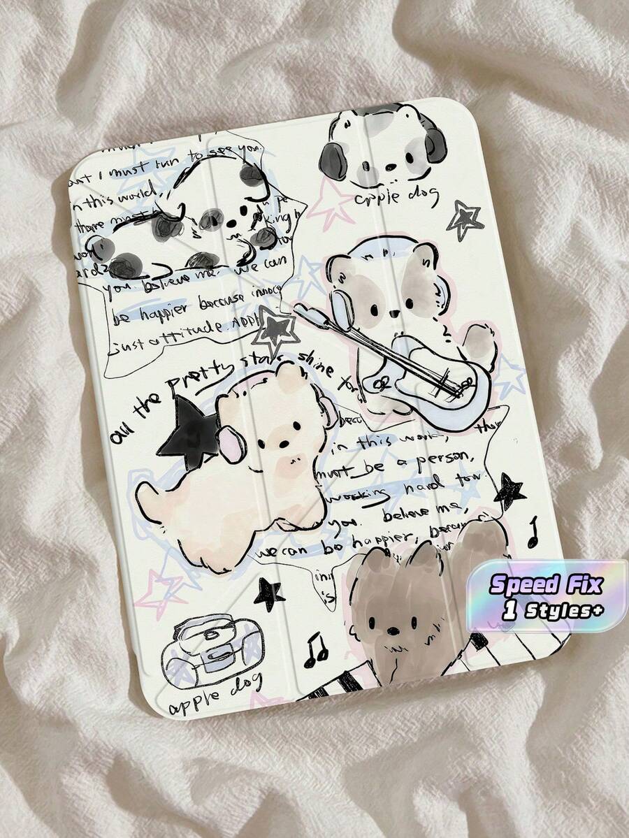 This Exquisite And Cute Cartoon Cartoon Cartoon Cat Pattern Is Suitable For The Tenth Generation Apple Protective Case - Multicolor - View 1