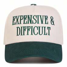 Dealstrict 1pc Women's "Expensive & Difficult" Embroidered Letter Trucker Hat, Casual Baseball Cap, Suitable For Spring, Autumn, Street, Travel, Beach Vacation - Multicolor - View 13