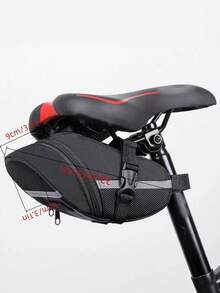 Bicycle Saddle Bag, Bike Under‑Seat Rear Storage Pouch, Quick Release Cycling Tool Pack, Durable Oxford Fabric Bike Saddle Pouch For Mountain Bike Road Bike Commuting Riding - multicolor - View 3