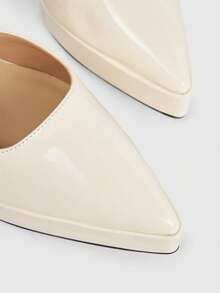 CUCCOO LuxiPop High-Heeled Thick-Soled Platform Fashionable And Simple Banquet Shoes - Apricot - View 6