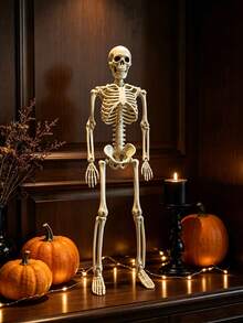 1 Piece Oversized Halloween Skull Prop, A Horror-Themed Skeleton Decoration Suitable For Haunted House, Bar Interior, And Various Halloween-Themed Party Scene Setups - A - View 5