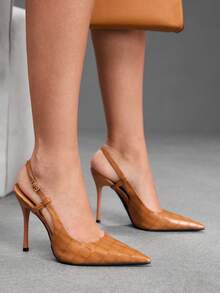 CUCCOO SZL Women's High-Heeled Shoes - Yellow - View 2