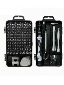 115/46pcs Premium Manual Tool Set, Including Ratchet And Torque Wrench - Highly Portable, Multi-Functional, Suitable For Automotive, Bicycle, Motorcycle Repair And Home Use - View 4